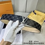 2020 Cheap Louis Vuitton 4.0cm Width Belts # 226820, cheap LouisVuitton Belts