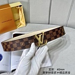 2020 Cheap Louis Vuitton 4.0cm Width Belts # 226823, cheap LouisVuitton Belts