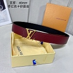 2020 Cheap Louis Vuitton 4.0cm Width Belts # 226827