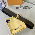 2020 Cheap Louis Vuitton 4.0cm Width Belts # 226830