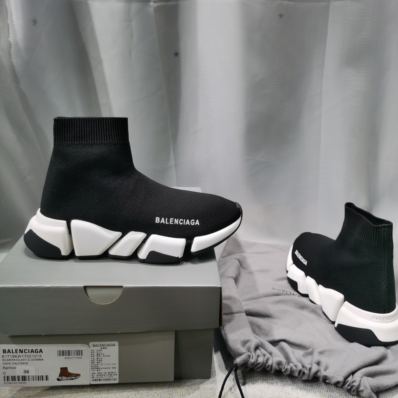 Cheap 2020 Balenciaga Speed Sock Stretch Knit Sneakers