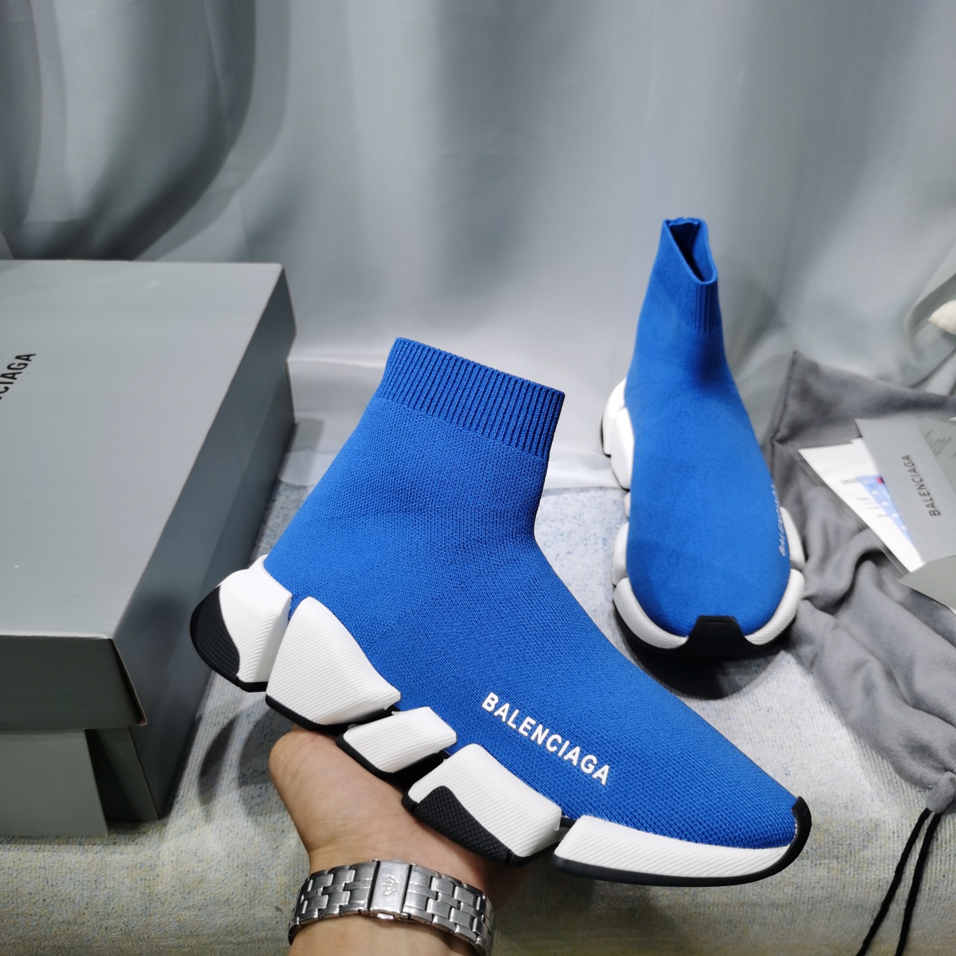 Cheap 2020 Balenciaga Speed Sock Stretch Knit Sneakers Unisex # 231915 