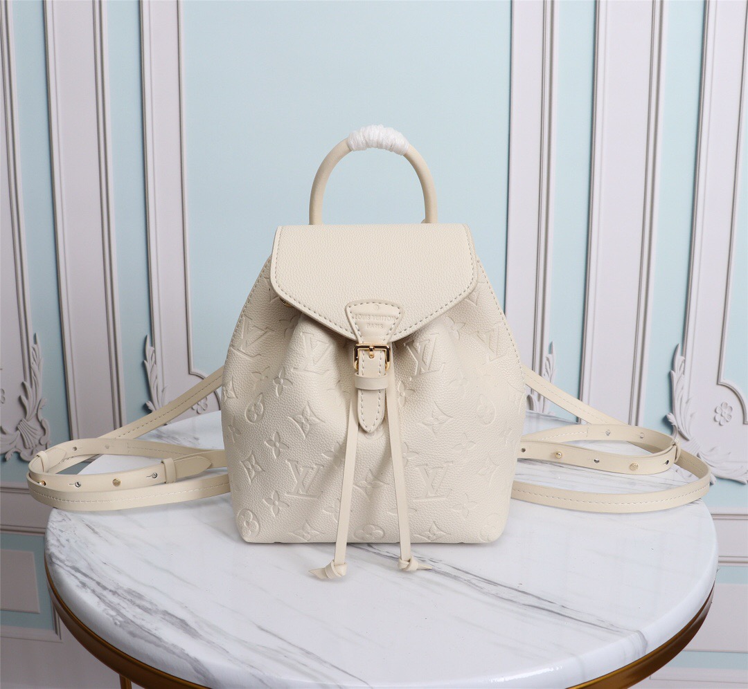 Cheap Louis Vuitton Monogram Embossed Leather Backpack For Women