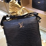 Louis Vuitton Croc Embossed Leather Messenger Bag For Men # 232693, cheap LV Handbags
