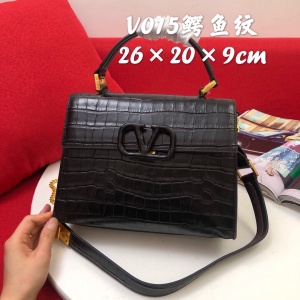 $119.00,Valentino Croc Embossed Leather Handbags For Women # 232814
