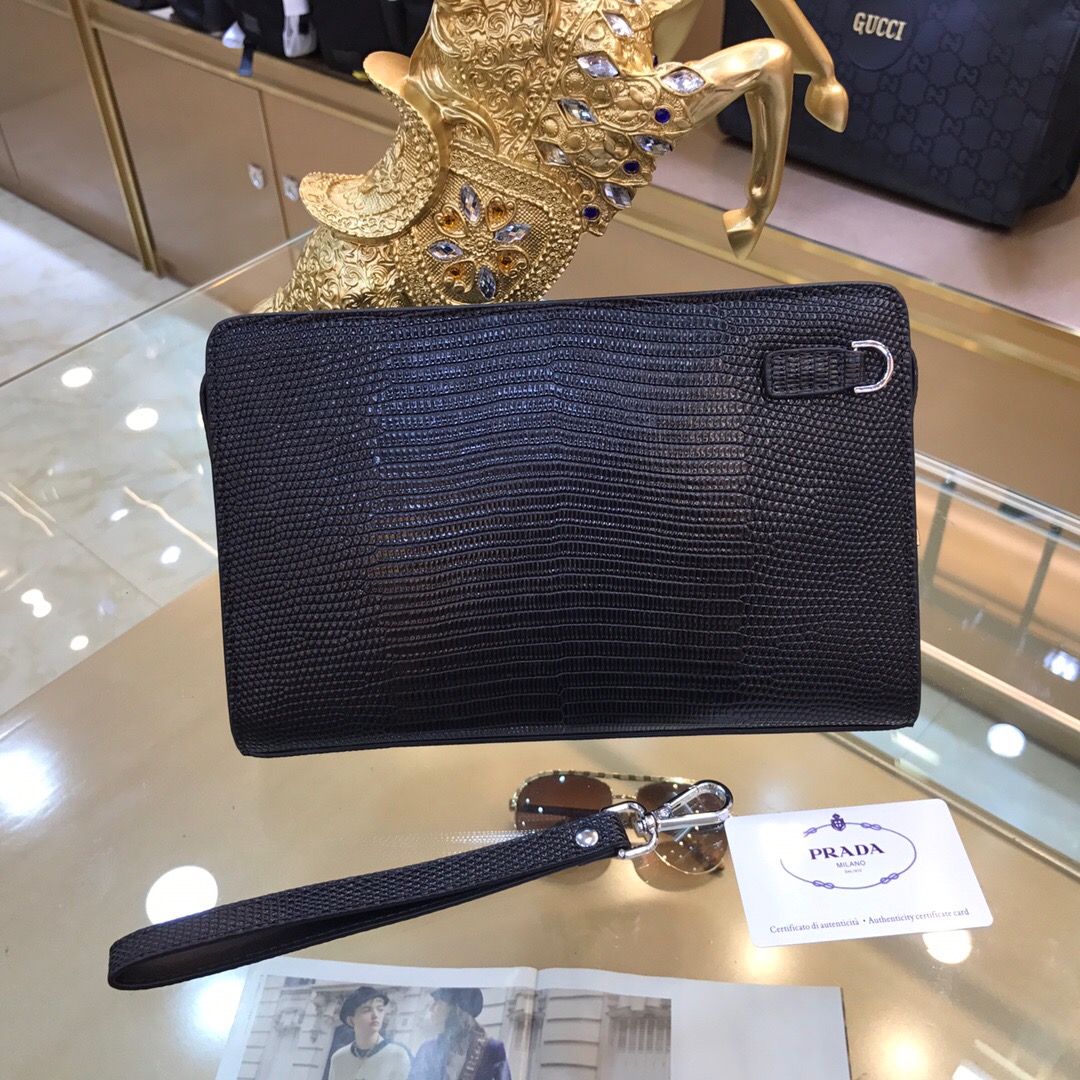 prada clutch men