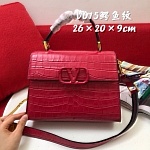 Valentino Croc Embossed Leather Handbags For Women # 232809, cheap Valentino Handbags