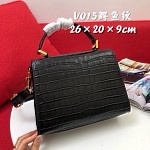 Valentino Croc Embossed Leather Handbags For Women # 232814, cheap Valentino Handbags