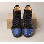 Christian Louboutin High Top Sneakers For Men # 233097, cheap Christian Louboutin