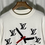 Louis Vuitton Clock Graphic Design Knit Sweaters For Men # 233347, cheap LV Sweaters