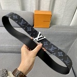 2021 4.0 cm Width Louis Vuitton Belts  # 235414, cheap LouisVuitton Belts