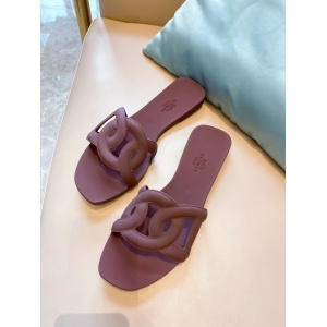 $38.00,2021 Hermes Aloha Omaha Slippers For Women # 237635