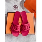 2021 Hermes Aloha Omaha Slippers For Women # 237637, cheap Hermes Sandals