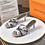Louis Vuitton 6.5 cm Height High Heel Sandals For Women # 237906, cheap Louis Vuitton Sandal