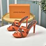 Louis Vuitton 10.0 cm Height High Heel Sandals For Women # 237908, cheap Louis Vuitton Sandal