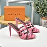Louis Vuitton 10.0 cm Height High Heel Sandals For Women # 237909