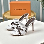 Louis Vuitton 10.0 cm Height High Heel Sandals For Women # 237910