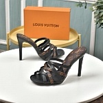 Louis Vuitton 10.0 cm Height High Heel Sandals For Women # 237914, cheap Louis Vuitton Sandal