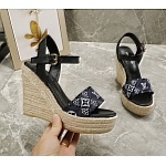 Louis Vuitton Wedge Heel Sandals For Women # 237969, cheap Louis Vuitton Sandal