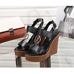 Louis Vuitton Wedge Heel Sandals For Women # 237976, cheap Louis Vuitton Sandal