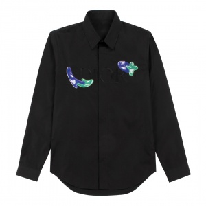 $65.00,Louis Vuitton Logo Embellished Long Sleeve Shirts For Men # 243286