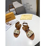 2021 Louis Vuitton Sandals For Women # 241820, cheap Louis Vuitton Sandal