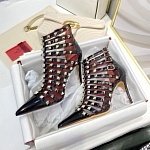 2021 Valentino Garavani Rockstud Caged sandals For Women # 242270, cheap Valentino Sandals