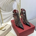 2021 Valentino Garavani Rockstud Caged sandals For Women # 242270, cheap Valentino Sandals