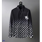Louis Vuitton Monogram Motif Long Sleeve Shirts For Men in 243358