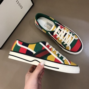 $85.00,2021 Gucci Tennis Logo Embroidered Sneakers Unisex # 244918