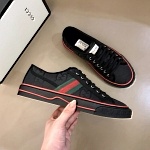 2021 Gucci Tennis Logo Embroidered Sneakers Unisex # 244927