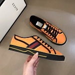 2021 Gucci Tennis Logo Embroidered Sneakers Unisex # 244928