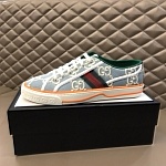 2021 Gucci Tennis Logo Embroidered Sneakers Unisex # 244930, cheap Low Top