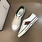2021 Gucci Tennis Logo Embroidered Sneakers Unisex # 244931, cheap Low Top