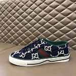 2021 Gucci Tennis Logo Embroidered Sneakers Unisex # 244932, cheap Low Top