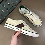 2021 Gucci Tennis Logo Embroidered Sneakers Unisex # 244933, cheap Low Top