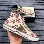 2021 Gucci GG Canvas High Top Sneakers Unisex # 244957, cheap High Top
