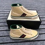 2021 Gucci GG Canvas High Top Sneakers Unisex # 244959, cheap High Top