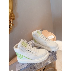 $92.00,2021 Dior Crusie J'Adior High Top Sneakers For Women # 247296