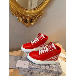 $92.00,2021 Dior Crusie J'Adior High Top Sneakers For Women # 247300