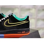 Nike Air Force One Low Black Multi Sneaker Unisex # 248862, cheap Air Force one