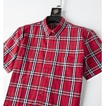Burberry Short Sleeve Buttons Up Shirt For Men # 249815, cheap For Men