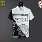 Versace Short Sleeve Shirts For Men in 252127