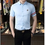 Moncler Short Sleeve Shirts For Men in 252170