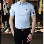 Moncler Short Sleeve Shirts For Men in 252170, cheap Moncler Shirts