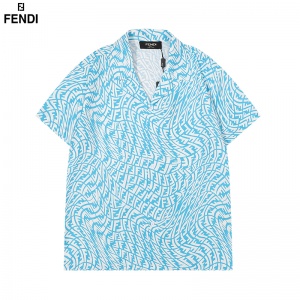 $32.00,Fendi Short Sleeve Shirts Unisex # 253676
