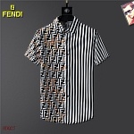 Fendi Short Sleeve Shirts For Men in 253022, cheap Fendi Shirts