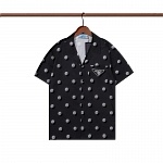 Prada Short Sleeve Shirts For Men # 253734