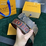 4.0 cm Width Louis Vuitton Belt  # 256016