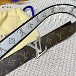 4.0 cm Width Louis Vuitton Reversible Belt  # 256022, cheap LouisVuitton Belts